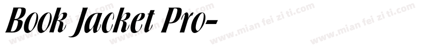 Book Jacket Pro字体转换